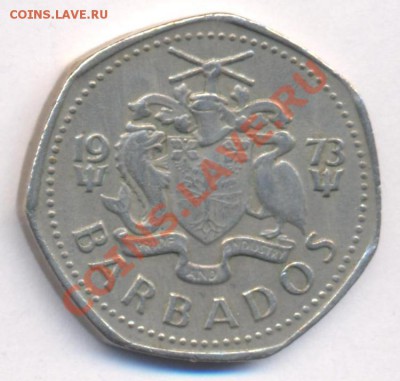 Барбадос 1 доллар 1973 г. До 10.05.11 г. 20-00 МСК. - Барбадос