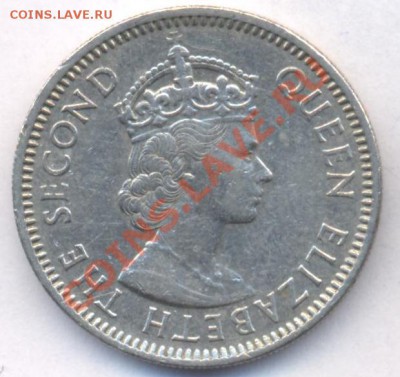 Карибские о-ва 25 центов 1965 г. До 10.05.11 г. 20-00 МСК. - Карибы.1