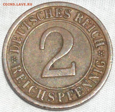 Германия республика 2 пфенниг 1925. 29. 08. 2018. в 22 - 00. - DSC_0951