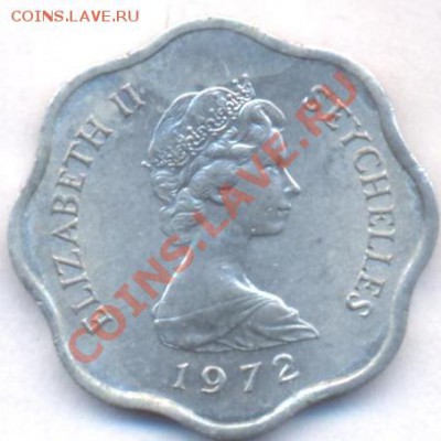 Сейшельские о-ва 5 центов 1972 г. До 10.05.11 г. 20-00 МСК. - Сейшелы.1