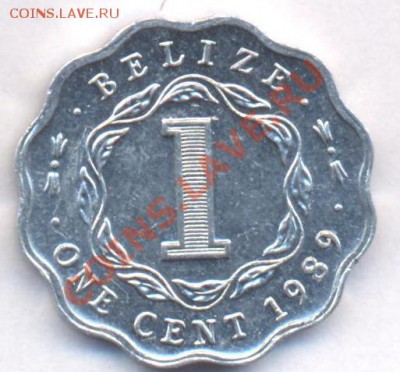Белиз 1 цент 1989 г. До 10.05.11 г. 20-00 МСК. - Белиз
