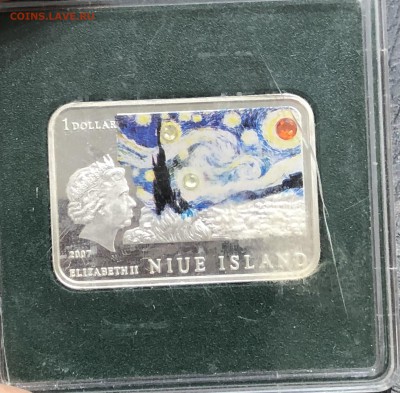 Ниуэ 1 доллар 2007 Картина Подсолнухи Винсент Ван Гог - IMG_9822.JPG