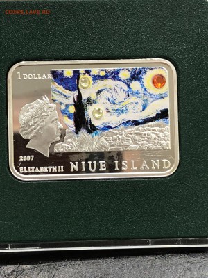 Ниуэ 1 доллар 2007 Картина Подсолнухи Винсент Ван Гог - IMG_9820.JPG