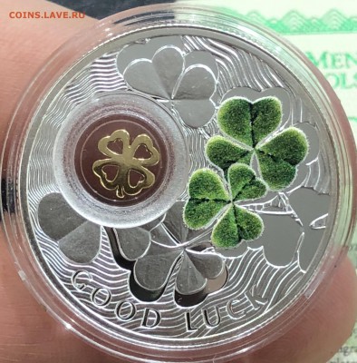 Ниуэ 1 доллар 2014 Клевер Серебро Сер - IMG_9846.JPG