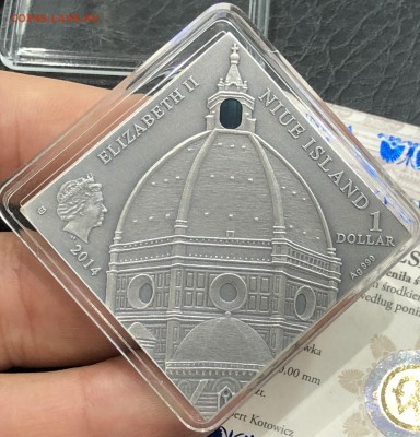 Ниуэ 1 доллар 2014 Ренессанс искусство Серебро - IMG_9849.JPG