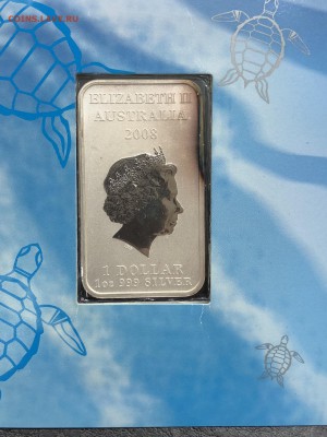 Австралия 1 доллар 2008 Морская черепаха - IMG_9856.JPG