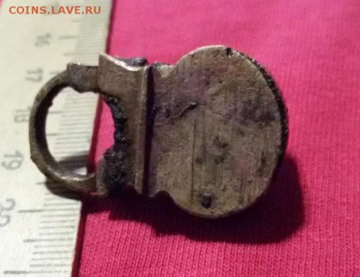 Замочек латунный с ключиком - 32 р.JPG