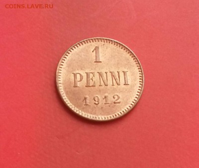 1 пенни 1912 год. Состояние  AU. До 31.08.18 в 22.10 МСК - 2018-08-28 12.22.08