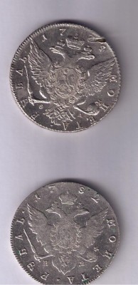 Помогите оценить 1 рубль 1774,1782 годов. - находки 3