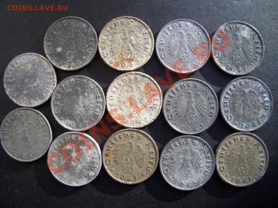 Цинковые пфеннинги со свастикой, 3-й Рейх. - Pfennig 056