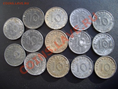 Цинковые пфеннинги со свастикой, 3-й Рейх. - Pfennig 055