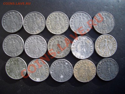 Цинковые пфеннинги со свастикой, 3-й Рейх. - Pfennig 054