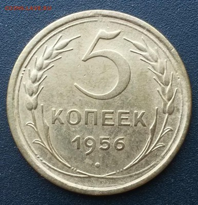 5 копеек 1956 года.    до 21.00    4.09 - 2