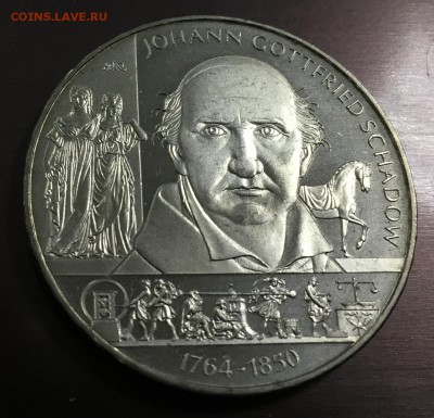 10 Евро Германия Шадов Иоганн Готфрид с 200 руб до 4.09 - IMG_1593-29-08-18-04-13.JPG