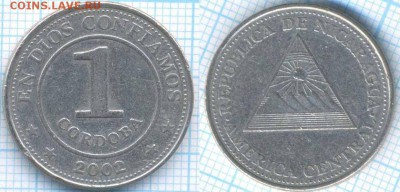 Никарагуа 1 кордоба 2002 г., до 04.09.2018 г. 22.00 по Москв - Никарагуа 1 кордоба 2002  3422