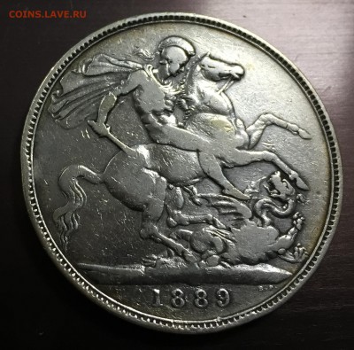 1 крона 1889 Великобритания с 200 руб. до 5.09.18 22:00 - IMG_1606-29-08-18-10-28.JPG