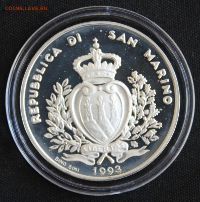 С РУБ.САН-МАРИНО 1000 лир 1993г.СОКОЛ и ДЯТЕЛ ПРУФ до 5.09 - IMG_3879.JPG