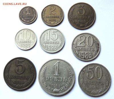 Набор (комплект) 1983 и 1984 гг. Предаукционное обсуждение. - Набор 1983-1