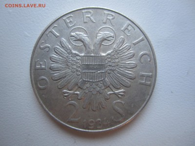 Австрия, 2 шиллинга 1934 c 500 ₽ до 2.09.18 22.00 МСК - IMG_5135.JPG