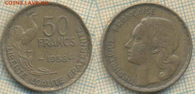 Франция 50 франков 1953 г. , до 05.09.2018 г. 22.00 по Москв - Франция 50 франков 1953  3151