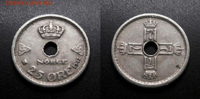 МОНЕТЫ МИРА 08-18 - Норвегия - 25 эре (1947) №1-3