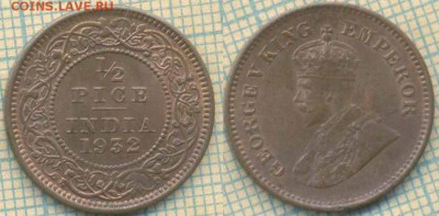 2 пайса 1932 г., до 06.09.2018 г. 22.00 по Мос - Индия пол пайса 1932  2777