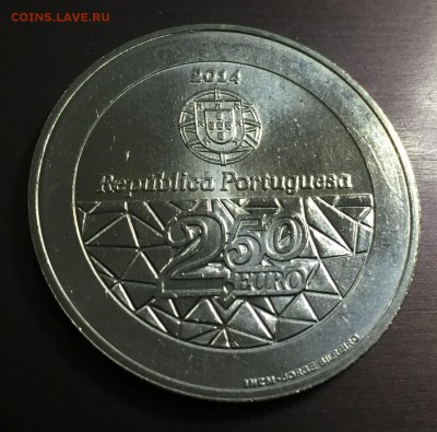2,5 евро 2014 Португалия Здравоохранение до 7.09.2018 - IMG_1684-01-09-18-12-09.JPG