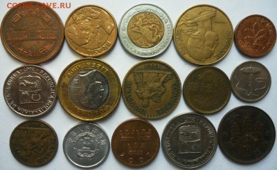 15 иностранных монет без повтор №2 до 05.09.2018г 22-00 мск - Микс 15 монет №2 2