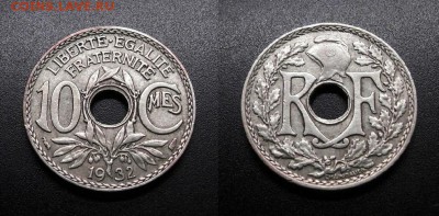 МОНЕТЫ МИРА 08-18 - Франция – 10 сантимов (1932) №3-3