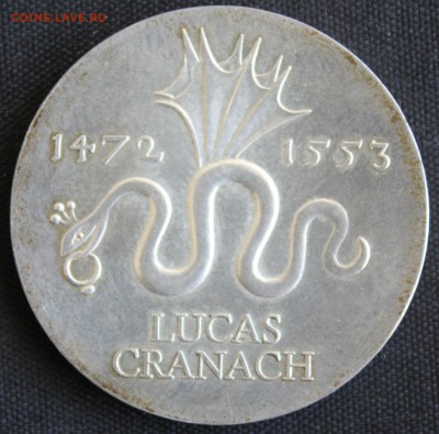 С РУБ.ГДР 20 марк 1972г. ЗМЕЙ (ЛУКАС КРАНАХ) до 8.09 в 22-00 - IMG_3892.JPG