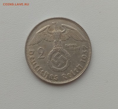 ГЕРМАНИЯ(РЕЙХ),2 рейхсмарки 1937D(Гинденбург)до 4.09.2018 - IMG_20180902_150729