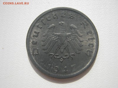 Германия оккупация союзников 5 пфеннигов 1947 D до 07.09. - IMG_5115