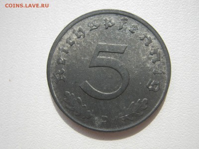 Германия оккупация союзников 5 пфеннигов 1947 D до 07.09. - IMG_5114