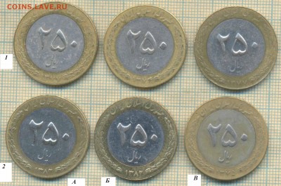 Иран 250 филсов 1993 - 2003 гг., фикс. цена - Иран 250 филсов 1