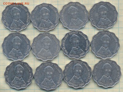 Ямайка 10 долларов 1999 - 2005 гг.,  фикс. цена - Ямайка 10 долларов фикс1
