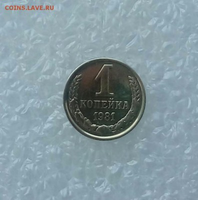 1 копейка 1981 года. Л.ст.шт.3.2. 2шт. До 11.09 - 20180818_130801
