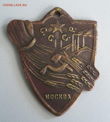 Знак "В память первой сель.-хоз. и куст.пром. выставки 1923" - 3н 1