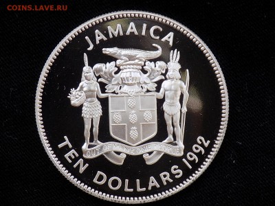 ЯМАЙКА 10 ДОЛЛАРОВ 1992 Парусник Юбилейная - DSCN2369.JPG