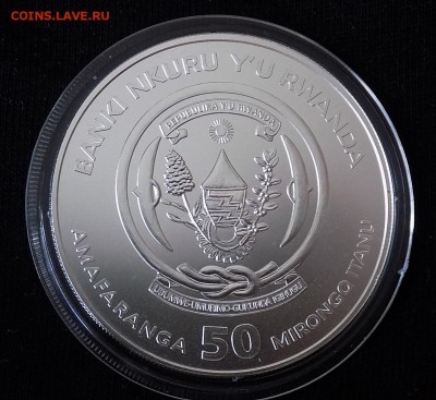 Руанда 50 франков 2017 Парусник 1oz Ag 999 Инвестиционная - DSCN2232.JPG