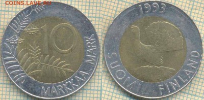 Финляндия 10 марок 1993 г., до 10.09.2018 г. 22.00 по Москве - Финляндия 10 марок 1993  2024