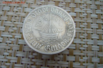 Данциг 5 гульденов 1923 + 5 гульденов 1935 - P1910536.JPG