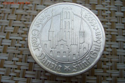 Данциг 5 гульденов 1923 + 5 гульденов 1935 - P1910541.JPG