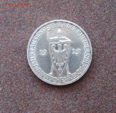 Веймар - 3 марки 1925F (Рыцарь) - IMG_0008.JPG