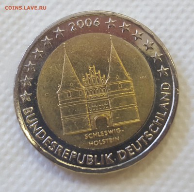 2 Евро Германия 2006 Шлезвиг (A, F, G и J) до 12.09 в 22.00 - 2006_F