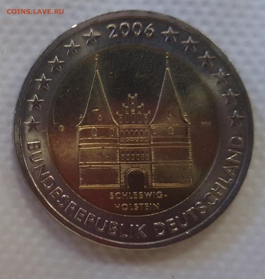 2 Евро Германия 2006 Шлезвиг (A, F, G и J) до 12.09 в 22.00 - 2006_G