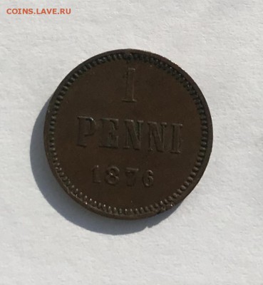 1 пенни 1876 г. До 13.09.2018 22.00 по МСК - 6B275B94-73D4-4949-8C4D-CF6251375E7F