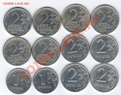 2руб.1999г+1руб.1999г+2руб юбилейка=на телефон!!! - 21 037