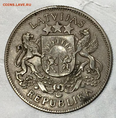 ЛАТВИЯ. 1, 2 лата. 1924-25 гг. - 5CBA6A50-30D8-4926-A369-BA0D871A48C8