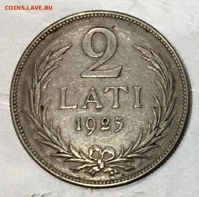 ЛАТВИЯ. 1, 2 лата. 1924-25 гг. - 86EA7041-C9A1-4263-8315-482DC7E299F0