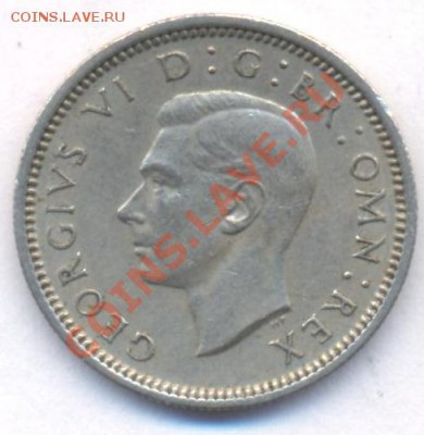 Великобритания 6 пенсов 1950 г. До 12.05.11 г. 20-00 МСК. - 6 пенсов 50.1